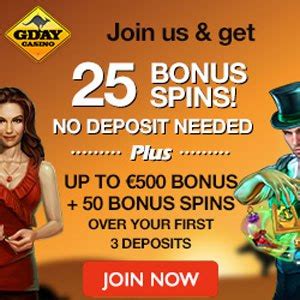 gday casino free spins|G’Day Casino: Get 10 Free Spins No Deposit Bonus!.